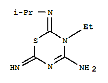 2H-1,3,5-Thiadiazin-4-amine,3-ethyl-3,6-dihydro-6-imino-2-[(1-methylethyl)imino]-
