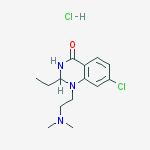 7-chloro-1-[2-(dimethylamino)ethyl]-2-ethyl-2,3-dihydroquinazolin-4(1H)-one hydrochloride (1:1)