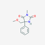 5-(methoxymethyl)-3-methyl-5-phenylimidazolidine-2,4-dione