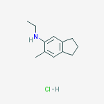 N-ethyl-6-methyl-2,3-dihydro-1H-inden-5-amine hydrochloride
