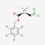 pentafluorobenzyl (1R,3R)-3-(2,2-dichloroethenyl)-2,2-dimethylcyclopropanecarboxylate