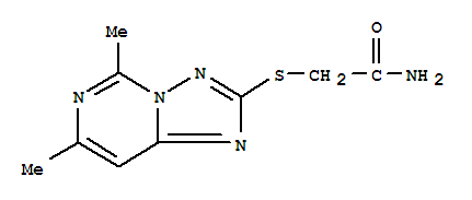 2-[(5,7-dimethyl[1,2,4]triazolo[1,5-c]pyrimidin-2-yl)sulfanyl]acetamide