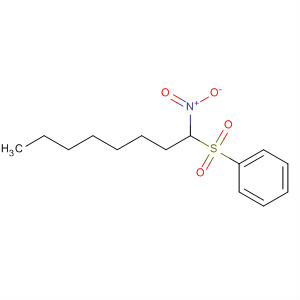 Benzene, [(1-nitrooctyl)sulfonyl]-