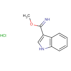 1H-Indole-3-carboximidic acid, methyl ester, monohydrochloride