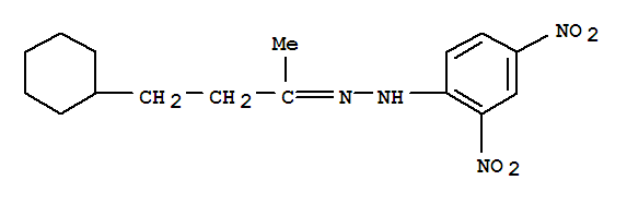 (1Z)-1-(3-cyclohexyl-1-methylpropylidene)-2-(2,4-dinitrophenyl)hydrazine