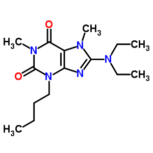 3-butyl-8-(diethylamino)-1,7-dimethyl-3,7-dihydro-1H-purine-2,6-dione