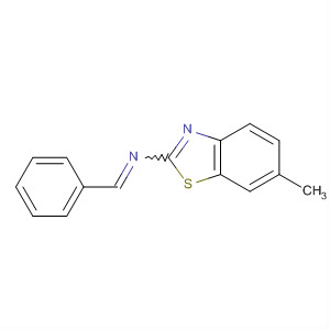 2-Benzothiazolamine, 6-methyl-N-(phenylmethylene)-