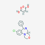 (z)-but-2-enedioic Acid;9-chloro-7-phenyl-2,4,4a,5-tetrahydro-1h-[1,4]oxazino[4,3-a][1,4]benzodiazepine