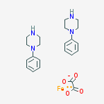 iron(2+); oxalate; 1-phenylpiperazine