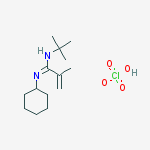 (1E)-N-tert-butyl-N'-cyclohexyl-2-methylprop-2-enimidamide - trihydroxy-lambda~3~-chlorane oxide (1:1)