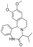 5,9,10,14b-Tetrahydro-12,13-dimethoxy-7-isopropylisoquino[2,1-d][1,4]benzodiazepin-6(7H)-one