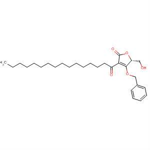2(5H)-Furanone,5-(hydroxymethyl)-3-(1-oxohexadecyl)-4-(phenylmethoxy)-, (5R)-
