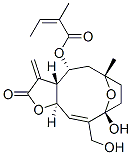 (Z)-2-Methyl-2-butenoic acid [(3aR,4R,6S,9R,10Z,11aR)-2,3,3a,4,5,6,7,8,9,11a-decahydro-9-hydroxy-10-hydroxymethyl-6-methyl-3-methylene-2-oxo-6,9-epoxycyclodeca[b]furan-4-yl] ester