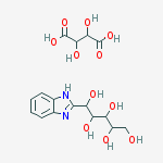 1-(1h-benzimidazol-2-yl)pentane-1,2,3,4,5-pentol;2,3-dihydroxybutanedioic Acid