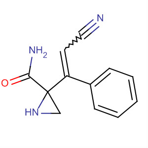 2-Aziridinecarboxamide, 1-(2-cyano-1-phenylethenyl)-