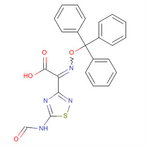 1,2,4-Thiadiazole-3-acetic acid,5-(formylamino)-a-[(triphenylmethoxy)imino]-, (Z)-