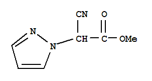 1H-Pyrazole-1-aceticacid, a-cyano-, methyl ester