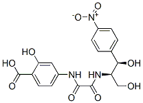 4-[[[(1R,2R)-1,3-dihydroxy-1-(4-nitrophenyl)propan-2-yl]carbamoylformy l]amino]-2-hydroxy-benzoic acid
