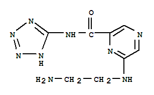 2-Pyrazinecarboxamide,6-[(2-aminoethyl)amino]-N-2H-tetrazol-5-yl-