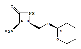 2-Azetidinone,3-amino-4-[[[(2R)-tetrahydro-2H-pyran-2-yl]oxy]methyl]-, (3S,4S)-rel-