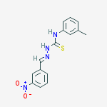 hydrazinecarbothioamide, N-(3-methylphenyl)-2-[(3-nitrophenyl)methylene]-