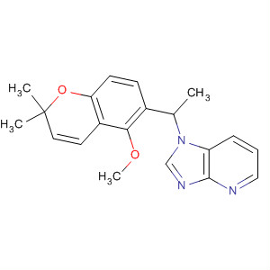 1H-Imidazo[4,5-b]pyridine,1-[1-(5-methoxy-2,2-dimethyl-2H-1-benzopyran-6-yl)ethyl]-