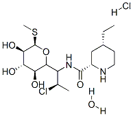 (2S,4R)-N-[2-chloro-1-[(2R,3S,4S,5R,6R)-3,4,5-trihydroxy-6-methylsulfanyl-oxan-2-yl]propyl]-4-ethyl-piperidine-2-carboxamide hydrate hydrochloride