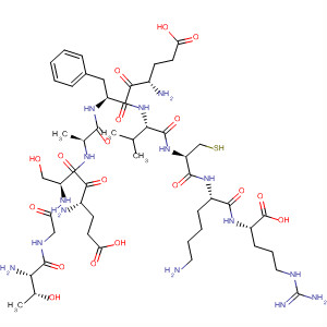 L-Arginine,L-threonylglycyl-L-a-glutamyl-L-seryl-L-alanyl-L-a-glutamyl-L-phenylalanyl-L-valyl-L-cysteinyl-L-lysyl-