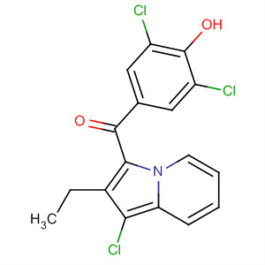 Methanone,(1-chloro-2-ethyl-3-indolizinyl)(3,5-dichloro-4-hydroxyphenyl)-