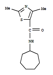 5-Thiazolecarboxamide,N-cycloheptyl-2,4-dimethyl-