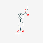 tert-butyl 4-(3-(ethoxycarbonyl)phenyl)piperidine-1-carboxylate