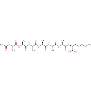 L-Lysine, N-acetyl-L-alanyl-L-alanyl-L-alanyl-L-alanyl-L-alanyl-L-alanyl-