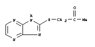 1-(1H-imidazo[4,5-b]pyrazin-2-ylsulfanyl)propan-2-one
