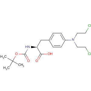 L-Phenylalanine,4-[bis(2-chloroethyl)amino]-N-[(1,1-dimethylethoxy)carbonyl]-
