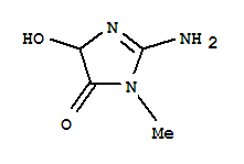 4H-Imidazol-4-one,2-amino-3,5-dihydro-5-hydroxy-3-methyl-