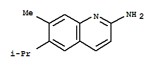 2-Quinolinamine,7-methyl-6-(1-methylethyl)-