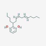 2-[(3Z,6E)-1-butylundeca-3,6-dien-1-yl]benzene-1,3-diol