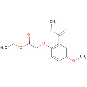 Benzoic acid, 2-(2-ethoxy-2-oxoethoxy)-5-methoxy-, methyl ester