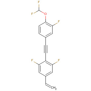 Benzene,2-[[4-(difluoromethoxy)-3-fluorophenyl]ethynyl]-5-ethenyl-1,3-difluoro-