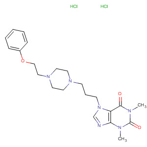 1H-Purine-2,6-dione,3,7-dihydro-1,3-dimethyl-7-[3-[4-(2-phenoxyethyl)-1-piperazinyl]propyl]-,dihydrochloride