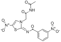 2-(2-(3-Nitrobenzoylimino)-5-nitro-4-thiazolin-3-yl)diacetamide