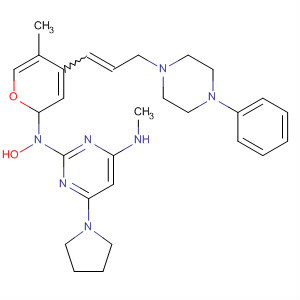 4-Pyrimidinamine,N-methyl-2-[5-methyl-4-[3-(4-phenyl-1-piperazinyl)-1-propenyl]-1H-pyrazol-1-yl]-6-(1-pyrrolidinyl)-