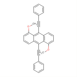 Anthracene, 1,5-dimethoxy-9,10-bis(phenylethynyl)-