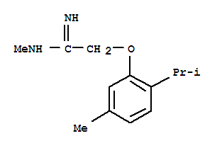 Ethanimidamide,N-methyl-2-[5-methyl-2-(1-methylethyl)phenoxy]-