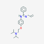 N-{4-[2-(dipropan-2-ylamino)ethoxy]phenyl}-N'-(prop-2-en-1-yl)benzenecarboximidamide