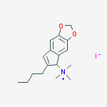5H-indeno[5,6-d]-1,3-dioxol-5-aminium, 6-butyl-N,N,N-trimethyl-, iodide (1:1)