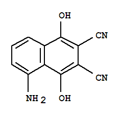 5-amino-1,4-dihydroxynaphthalene-2,3-dicarbonitrile