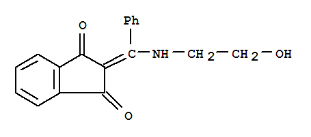 2-{[(2-hydroxyethyl)amino](phenyl)methylidene}-1H-indene-1,3(2H)-dione