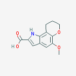 5-methoxy-1,7,8,9-tetrahydropyrano[2,3-g]indole-2-carboxylic acid