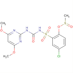 Benzenesulfonamide,5-chloro-N-[[(4,6-dimethoxy-2-pyrimidinyl)amino]carbonyl]-2-[(methylsulfonyl)oxy]-